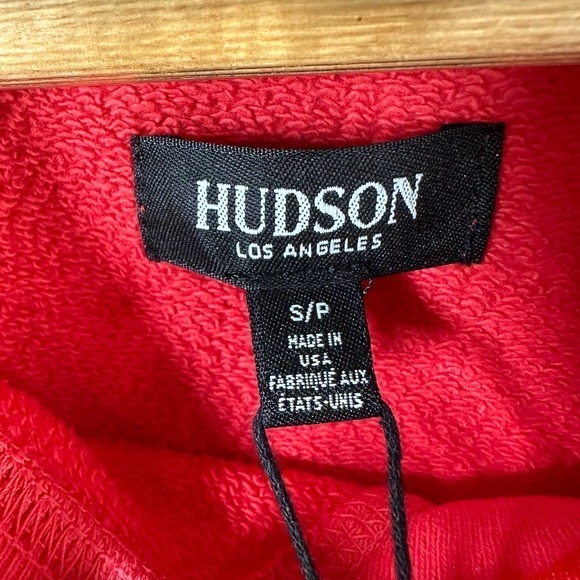 Hudson Cut Sleeve Pullover Grunge Distressed Sweatshirt Size Small - Picture 9 of 15